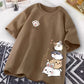 Brown- Cute cats Tee