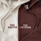 YAPPER & LISTENER Couple Hoodie (white & brown)