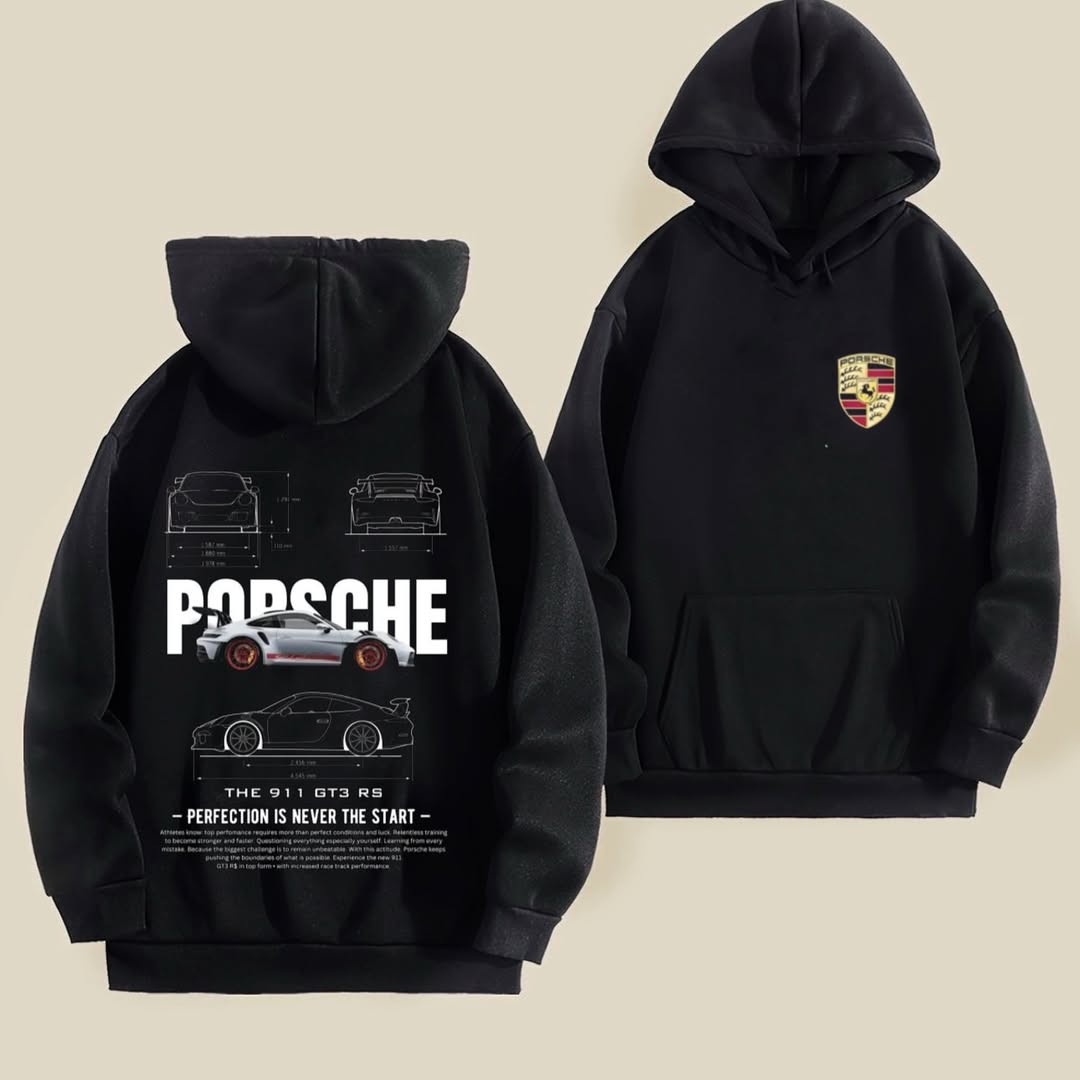Porsche Motorsport Graphic Hoodie – Racing-Inspired Streetwear