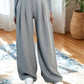 Light Grey Wide-Leg Pants – Modern Professional Wear