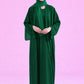 Basic Kimono Style Abaya - Royal Green