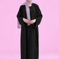 BLack Kimono Style Abaya