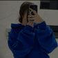 Royal Blue Zip-Up Hoodie