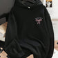Find Inner Peace Ribbon Hoodie - Black