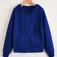 Royal Blue Zip-Up Hoodie