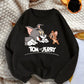 Tom & Jerry Classic Sweatshirt – Black