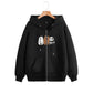 We Bear Bear Zipper Hoodie – Black Zip Style