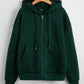 Forest Green Zip-Up Hoodie