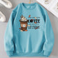 Sky Blue Coffee & Ice Cream Sweatshirt