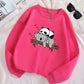 Hugging Pandas Hot Pink Sweatshirt